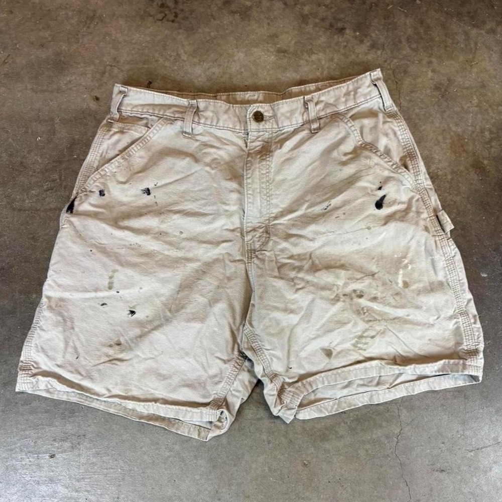 Carhartt tan shorts Size 34" - Picture 3 of 7